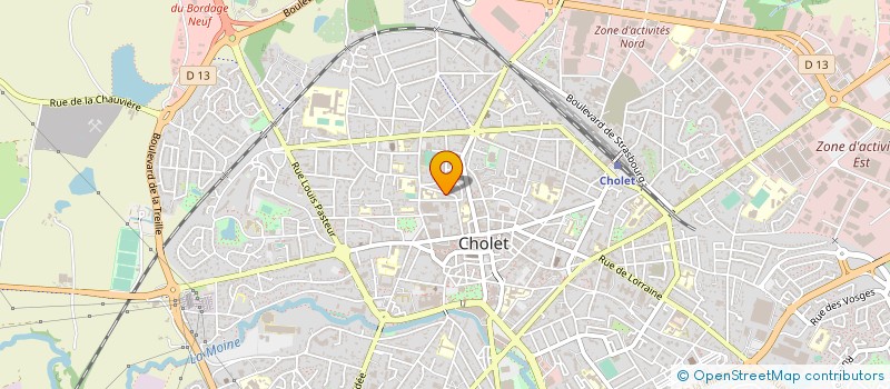 localisation de l'entreprise KUNG FU CLUB CHOLETAIS à CHOLET