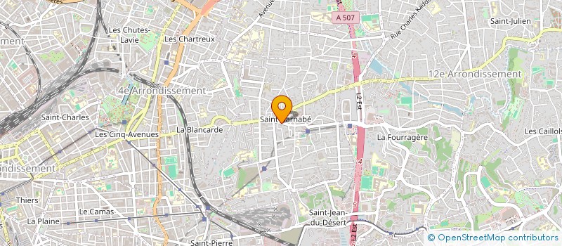 localisation de l'entreprise KUNG FU ST. BARNABE à MARSEILLE
