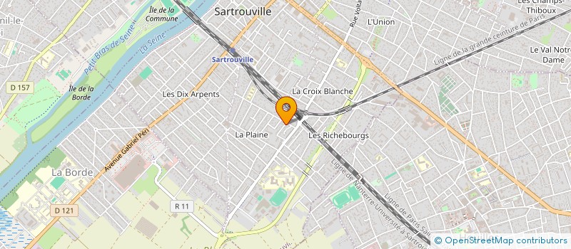 localisation de l'entreprise KUNPU DESIGN à SARTROUVILLE