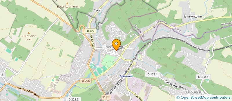 localisation de l'entreprise KUNTZ à EPERNON