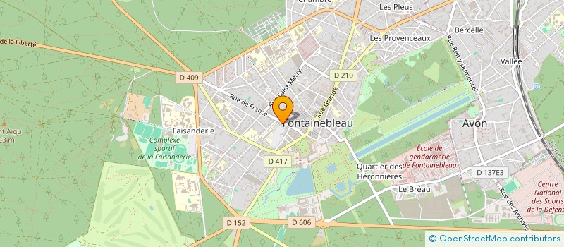 localisation de l'entreprise KUNVAGO à FONTAINEBLEAU