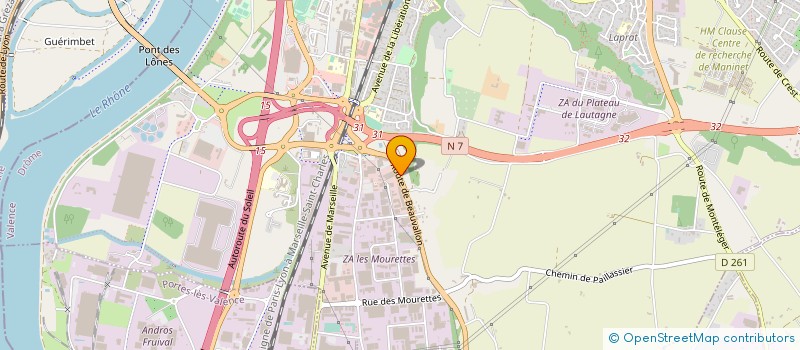 localisation de l'entreprise KUNYELI BATIMENT à VALENCE