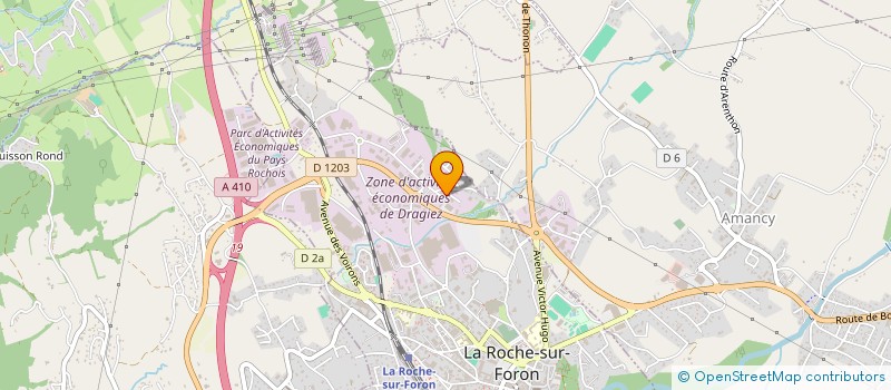 localisation de l'entreprise KUNZ OPERATION PRESSING SUD - KOP SUD  LA ROCHE-SUR-FORON