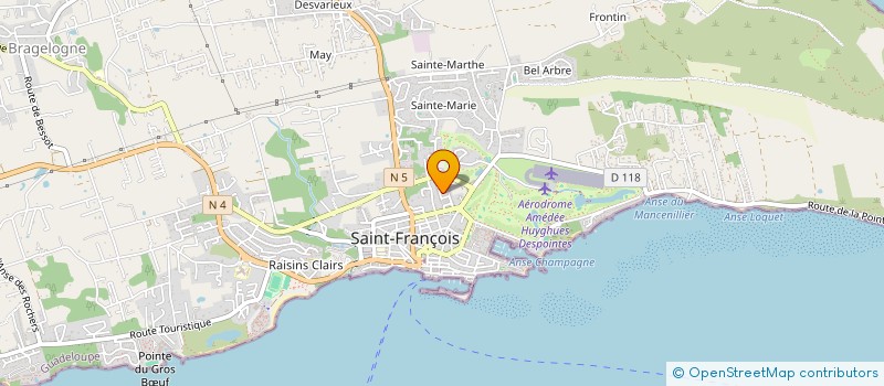 localisation de l'entreprise KUNZITE INSTITUT NEURO FEEDBACK à SAINT-FRANCOIS