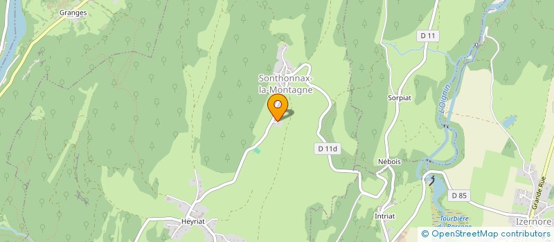 localisation de l'entreprise KUORI à SONTHONNAX-LA-MONTAGNE