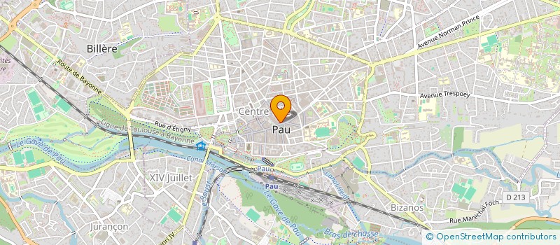 localisation de l'entreprise KUP  PAU