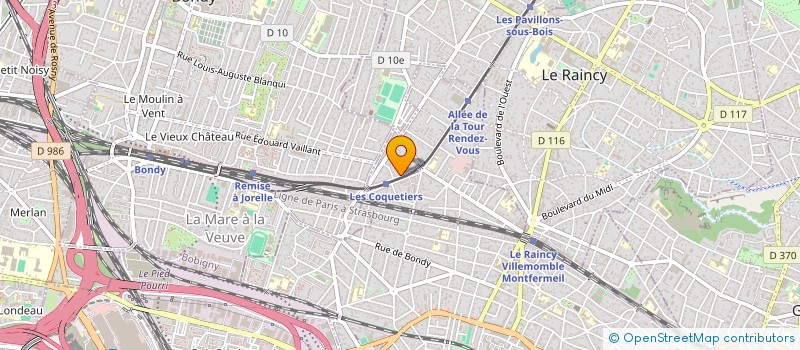localisation de l'entreprise KUP FRANCE à VILLEMOMBLE