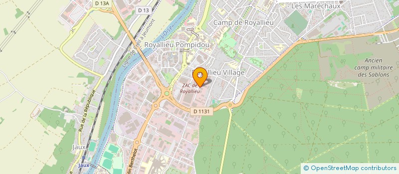 localisation de l'entreprise KUP'HYDRO à COMPIEGNE