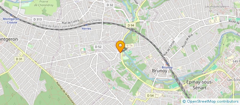 localisation de l'entreprise KUPRESAK à BRUNOY
