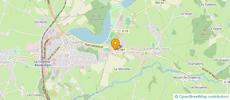 localisation de l'entreprise KURA à VARENNES-SOUS-DUN