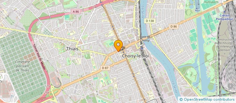 localisation de l'entreprise KURAMA  CHOISY-LE-ROI