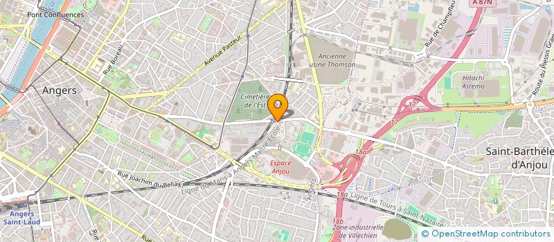 localisation de l'entreprise KURDEL  RIVES-DU-LOIR-EN-ANJOU