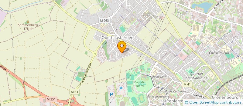 localisation de l'entreprise KURE  OBERHAUSBERGEN