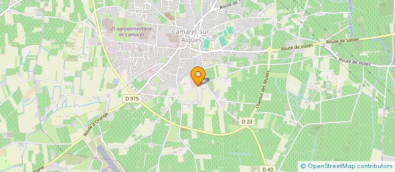 localisation de l'entreprise KUREDU  CAMARET-SUR-AIGUES