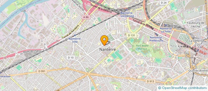 localisation de l'entreprise KURELIK  NANTERRE