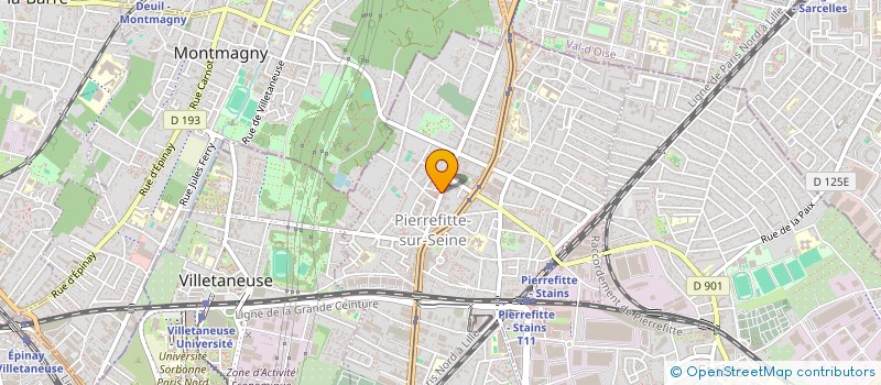 localisation de l'entreprise KURIANS  PIERREFITTE-SUR-SEINE