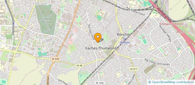 localisation de l'entreprise KURMA BIEN-ETRE  FACHES-THUMESNIL