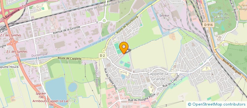 localisation de l'entreprise KURSAAL PARK  CAPPELLE-LA-GRANDE