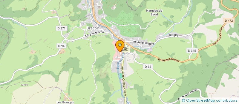 localisation de l'entreprise KURT FOOD  BRACON