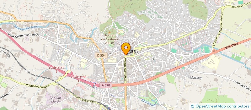 localisation de l'entreprise KURT THORSEN SA à HYERES