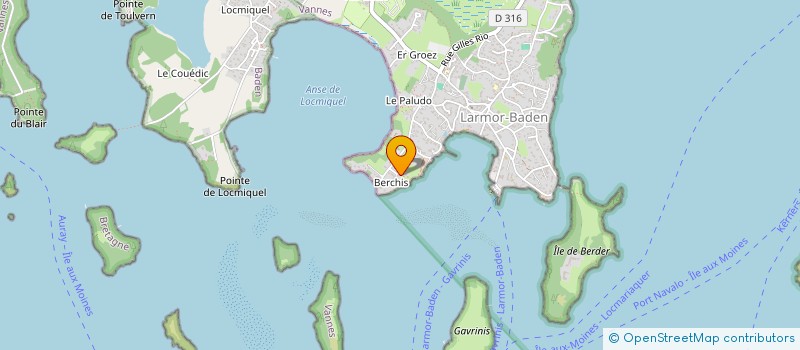 localisation de l'entreprise KURUN II  LARMOR-BADEN