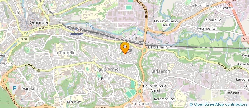 localisation de l'entreprise KURUNAJ  QUIMPER