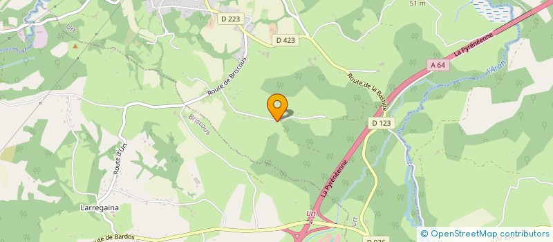 localisation de l'entreprise KURUTXETA  URT