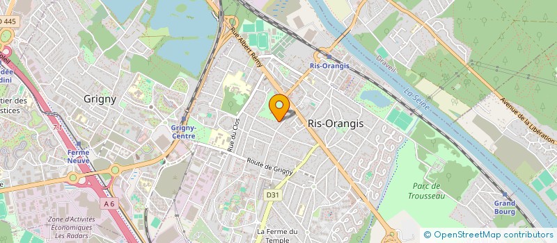 localisation de l'entreprise KUS IMMOBILIER à RIS-ORANGIS