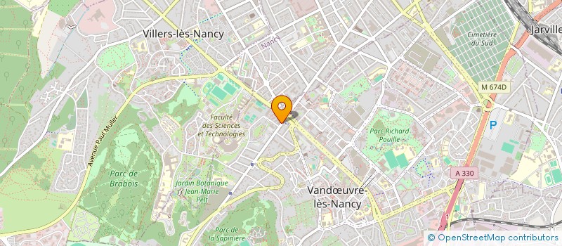 localisation de l'entreprise KUS & KEBAB à VANDŒUVRE-LES-NANCY
