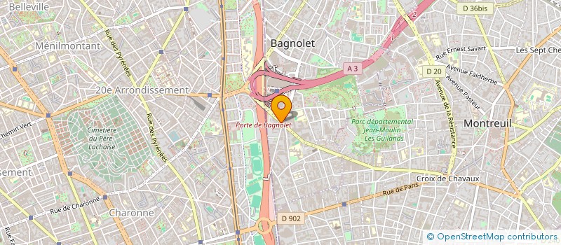 localisation de l'entreprise KUSADACI à BAGNOLET