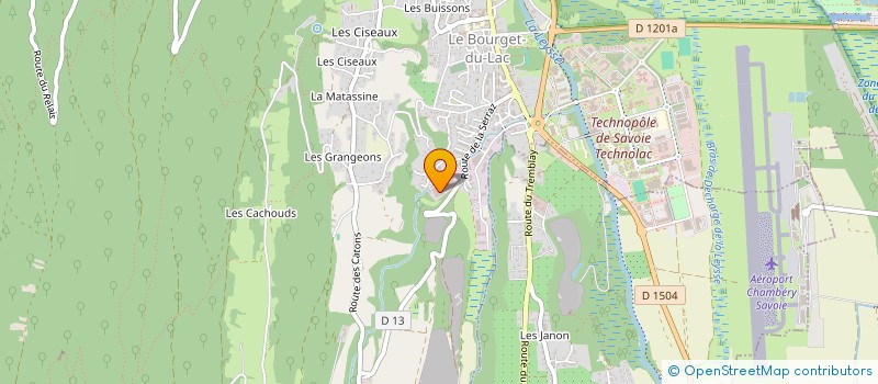 localisation de l'entreprise KUT DESIGN  LE BOURGET-DU-LAC