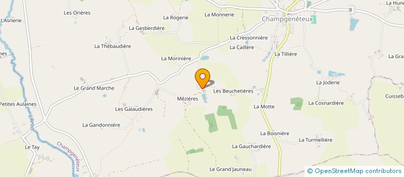 localisation de l'entreprise KUTA SC  CHAMPGENETEUX