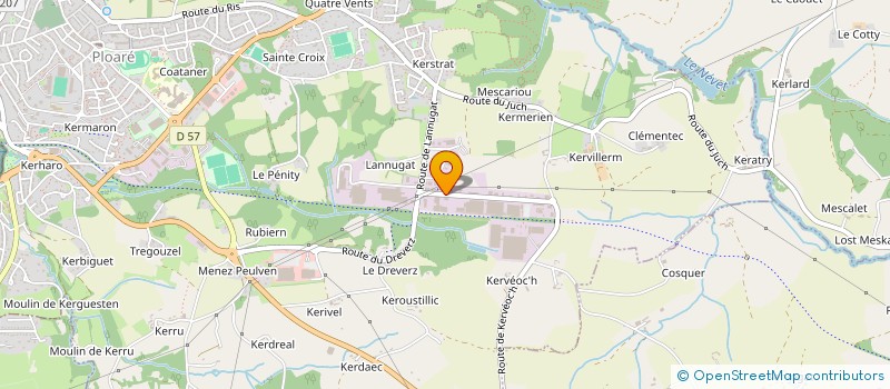 localisation de l'entreprise KUTCH  DOUARNENEZ