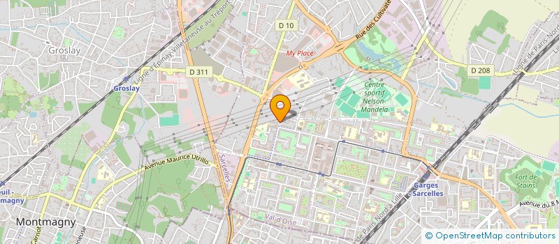 localisation de l'entreprise KUTU  SARCELLES