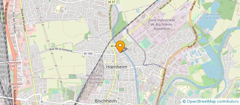 localisation de l'entreprise KUTUK  HOENHEIM