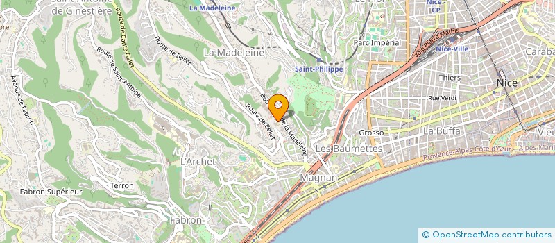 localisation de l'entreprise KUTY-KATE à NICE