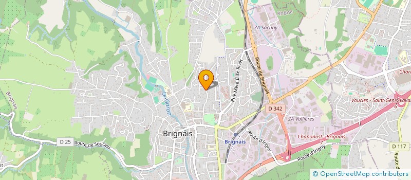 localisation de l'entreprise KUVAA à BRIGNAIS