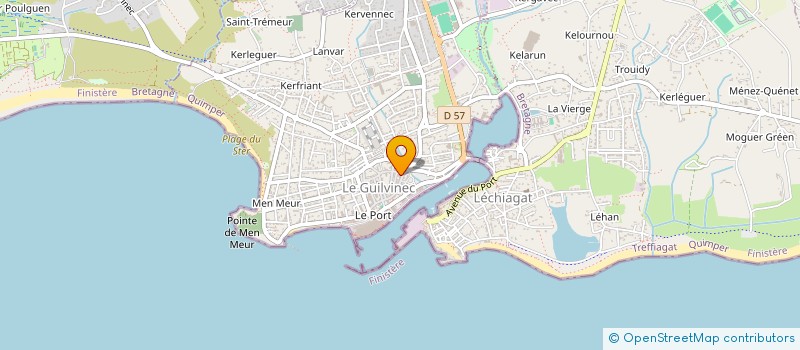 localisation de l'entreprise KUZH LIVING  GUILVINEC