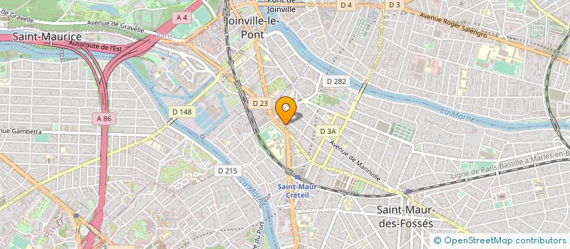 localisation de l'entreprise KUZU-CONCEPT - A  SAINT-MAUR-DES-FOSSES