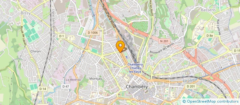 localisation de l'entreprise KV AIX  CHAMBERY