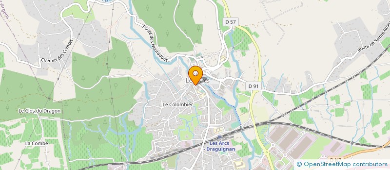 localisation de l'entreprise KV AUTO à LES ARCS