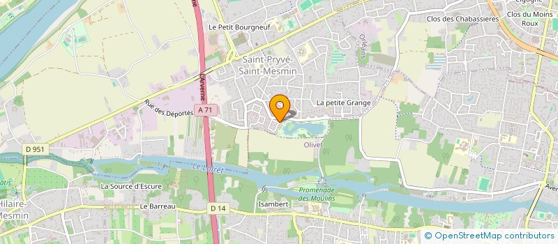 localisation de l'entreprise KV DROP à SAINT-PRYVE-SAINT-MESMIN