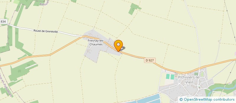 localisation de l'entreprise KV ETANCHE à PITHIVIERS-LE-VIEIL