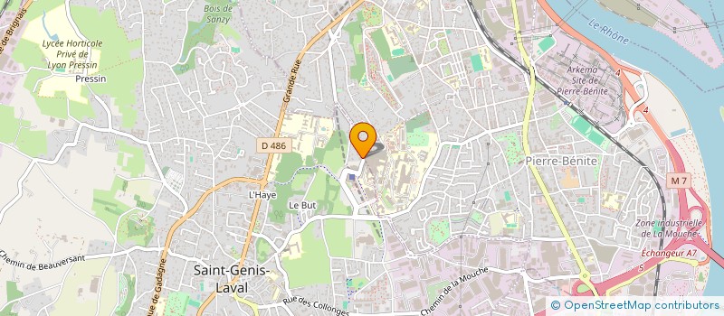 localisation de l'entreprise KV GROUP  SAINT-GENIS-LAVAL