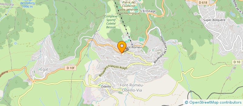 localisation de l'entreprise KV PATISSERIE  FONT-ROMEU-ODEILLO-VIA