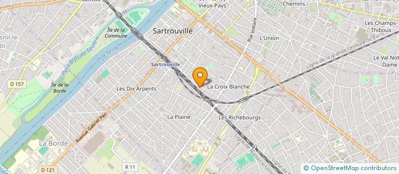 localisation de l'entreprise KV PRESTIGE  SARTROUVILLE