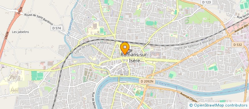 localisation de l'entreprise KV RENOV  ROMANS-SUR-ISERE