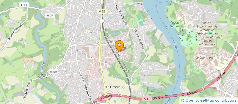 localisation de l'entreprise KV SUCRE  LA CHAPELLE-SUR-ERDRE