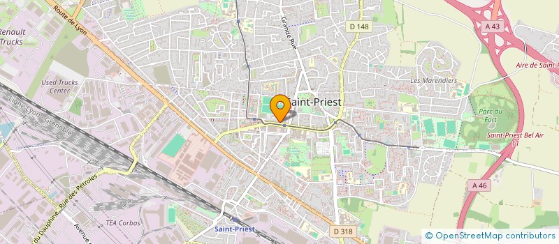 localisation de l'entreprise KV TECH & DESIGN  SAINT-PRIEST