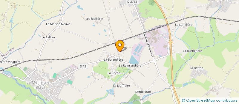 localisation de l'entreprise KV2A  LA MEILLERAIE-TILLAY